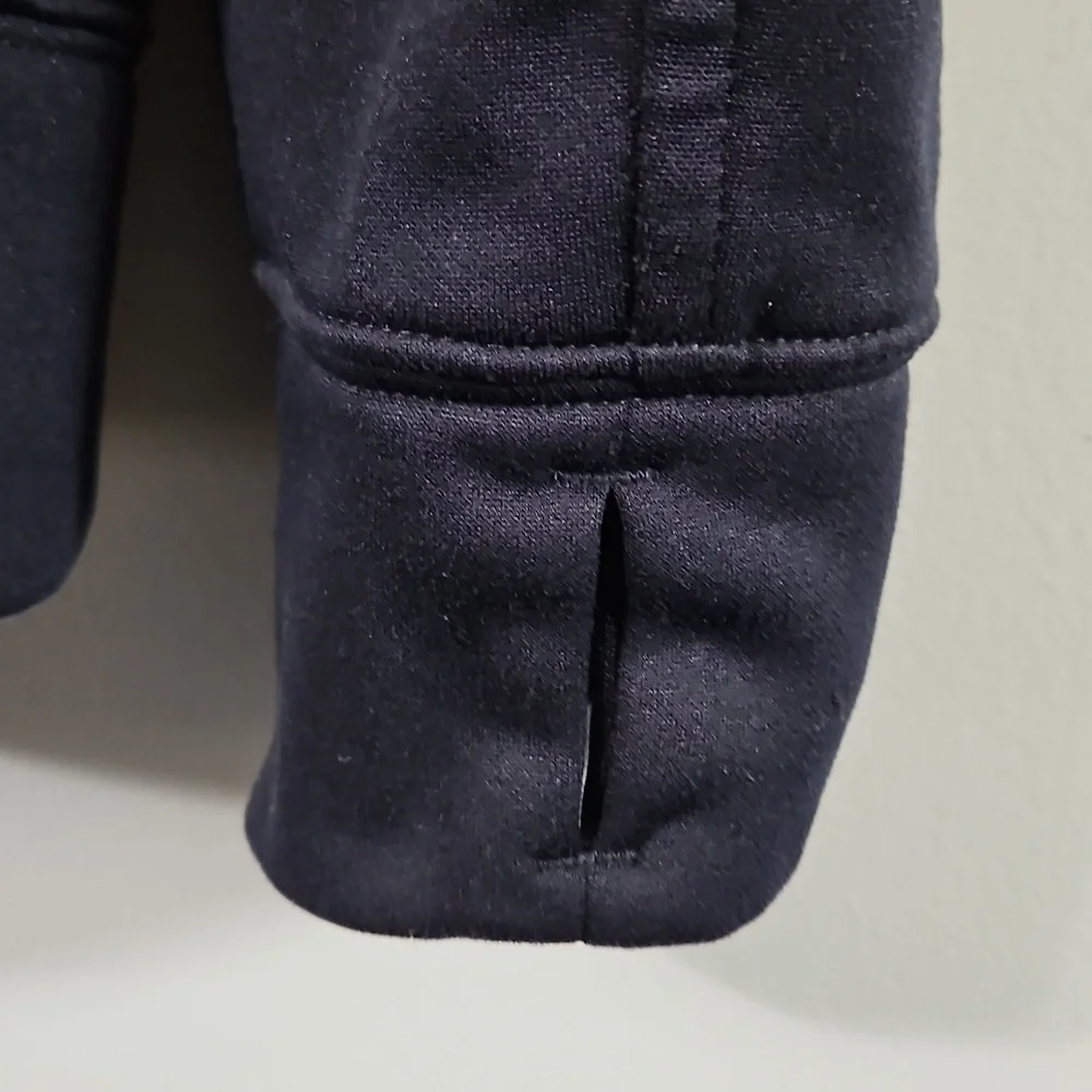 The North Face Full Zip Hooded Sweatshirt Jacket Men's Size M/M Navy Blue #1023